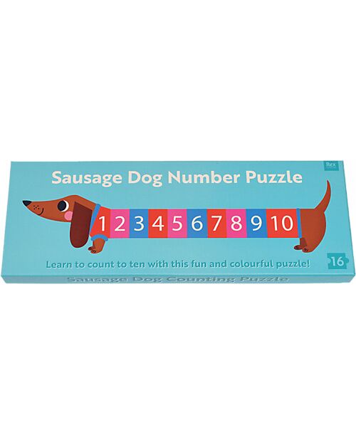 Rex London Puzzle da Pavimento - Bassotto - 16 Pezzi - in Legno Puzzle