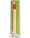 Rex London Righello in Legno 15 cm, Tiger - Ottima idea regalo per la scuola! Disegnare e Colorare
