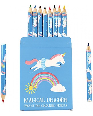 Rex London Set 10 Matite da Colorare, Magico Unicorno Colorare