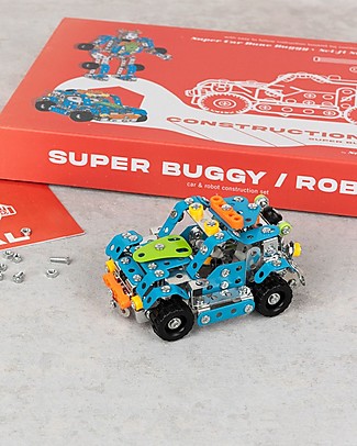 Rex London Set da Costruzione - Robot Transformer Dune Buggy - Istruzioni incluse Giochi STEM