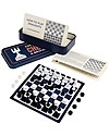 Rex London Set Dama e Scacchi da Viaggio - Pedine magnetiche! Giochi da Tavolo