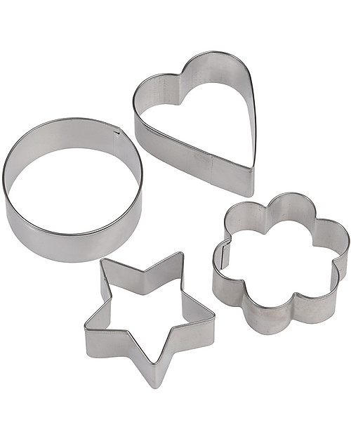Rex London Set di 4 Stampini per Biscotti, Forme Assortite Accessori Cucina