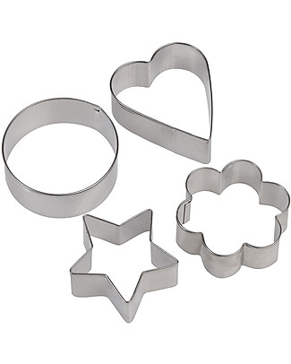 Rex London Set di 4 Stampini per Biscotti, Forme Assortite Decorazioni per Torte