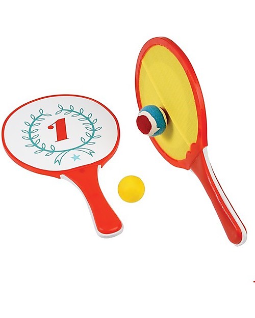 Rex London Set Gioco 2 in 1 Tennis e Catch Ball - Ispirazione retrò per un  dinamico divertimento! unisex (bambini)