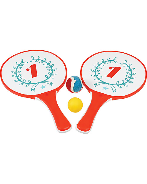 Rex London Set Gioco 2 in 1 Tennis e Catch Ball - Ispirazione retrò per un dinamico divertimento! Giochi da Esterno_
