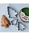 Rex London Set Natale Stampini per Biscotti Alberi di Natale + Scatola Decorazioni Natalizie