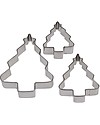Rex London Set Natale Stampini per Biscotti Alberi di Natale + Scatola Decorazioni Natalizie