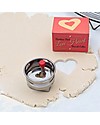 Rex London Stampino per Biscotti con Molla, Cuore Accessori Cucina