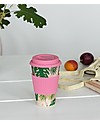Rex London Tazza da Viaggio in Bambù 400 ml, Tropical palm - Originale ed Eco-friendly Tazze