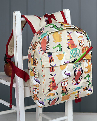 Rex London Zainetto Bimbi 28 x 21 x 10 cm, Colourful Creatures - Perfetto per l’asilo! Zaini Asilo