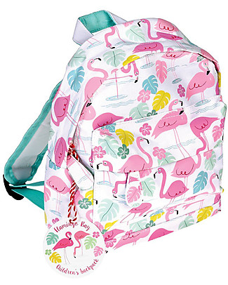 Rex London Zainetto Bimbi 28 x 21 x 10 cm, Flamingo Bay - Perfetto per l’asilo! Zainetti
