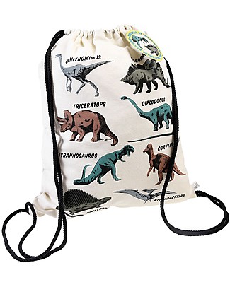 Rex London Zainetto Morbido 37 x 31 cm, Prehistoric Land - Perfetto per l’asilo! Zainetti