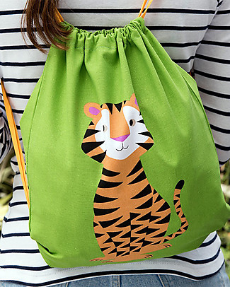 Rex London Zainetto Morbido 37 x 33 cm, Tiger - Perfetto per l’asilo! Zainetti