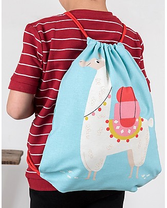 Rex London Zainetto Morbido 38 x 34 cm, Lama Dolly - Perfetto per l’asilo! Zainetti