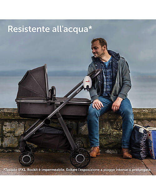 Rockit Dondola Passeggino Automatico Portatile - Versione Ricaricabile - Per Passeggini e Carrozzine Accessori Vari