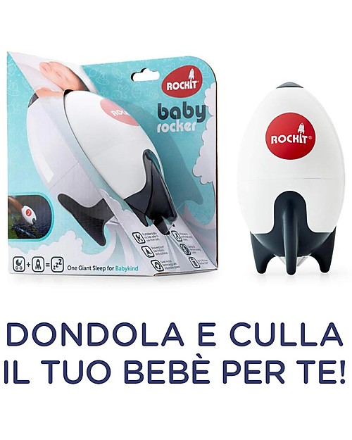 Rockit Rockit, Dondola Passeggino Automatico Portatile - Per Passeggini e Carrozzine Accessori Vari