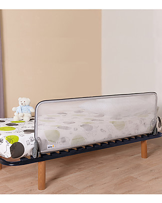 Safety 1st Barriera Letto Extra Large Reclinabile - 150 cm - Blocco automatico! Cancelletti di Sicurezza