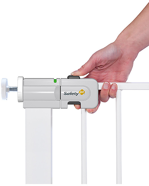 Safety 1st Cancelletto a Pressione 73-80 cm in Metallo Easy Close - estensibile con kit fino ad 136 cm Cancelletti di Sicurezza