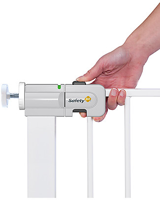 Safety 1st Cancelletto a Pressione 73-80 cm in Metallo Easy Close - estensibile con kit fino ad 136 cm Cancelletti di Sicurezza