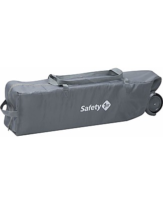 Safety 1st Lettino da Viaggio Mini Dreams, Grigio - Con Vano Portaoggetti! Lettini da Viaggio