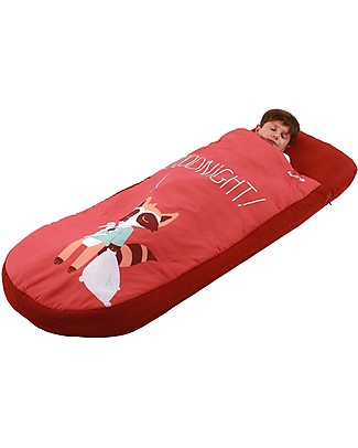Safety 1st Letto Gonfiabile con Sacco a Pelo Go Dodo, Rosso - Borsa per il Trasporto Inclusa! Lettini da Viaggio