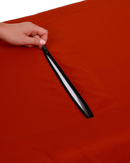 Safety 1st Letto Gonfiabile con Sacco a Pelo Go Dodo, Rosso - Borsa per il Trasporto Inclusa! Lettini da Viaggio