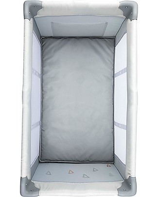 Safety 1st OUTLET - Lettino da Viaggio Mini Dreams, Grigio - Con Vano Portaoggetti! - Pezzo di Showroom Lettini da Viaggio