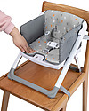 Safety 1st Rialzo per Sedia da Viaggio Take Eat, Grigio Caldo Accessori per Seggioloni