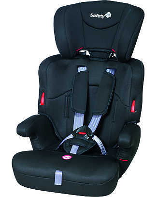 Safety 1st Seggiolino Auto Ever Safe Gruppo 1/2/3, Nero - da 9 mesi a 12 anni! Seggiolini Auto Gruppo 2/3