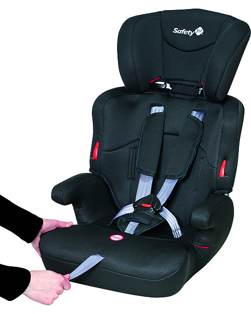 Safety 1st Seggiolino Auto Ever Safe Gruppo 1/2/3, Nero - da 9 mesi a 12 anni! Seggiolini Auto Gruppo 2/3