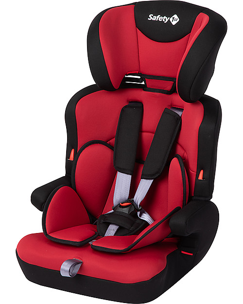 Safety 1st Seggiolino Auto Ever Safe + Gruppo 1/2/3, Rosso - 9-36 kg Seggiolini Auto Gruppo 2/3