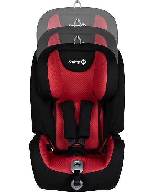 Safety 1st Seggiolino Auto EverFix, Isofix, Gruppo 1/2/3 - Rosso Pixel - 9-36 kg Seggiolini Auto Gruppo 2/3