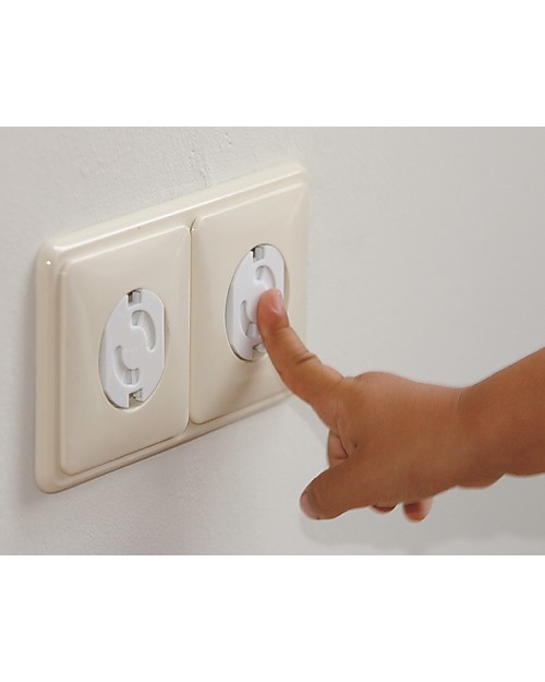Safety 1st Set 8 Copriprese Girevoli, Bianco Accessori Sicurezza