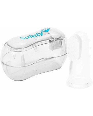 Safety 1st Set Cura e Igiene per Bimbi - 7 Accessori in Trousse da Viaggio Reversibile Kit Toilette Neonato