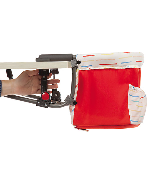 Safety 1st Smart Lunch, Seggiolone Portatile da Tavolo - Rosso Seggiolini da Viaggio