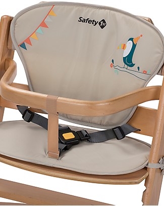 Safety 1st Timba, Seggiolone Evolutivo con Cuscino - Happy Day - Da 6 mesi a 10 anni! Seggioloni
