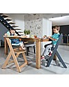 Safety 1st Timba, Seggiolone Evolutivo con Cuscino - Legno Naturale - Da 6 mesi a 10 anni! Seggioloni Pappa