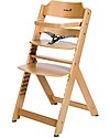 Safety 1st Timba, Seggiolone Evolutivo - Legno Naturale - Da 6 mesi a 10 anni! Seggioloni Pappa