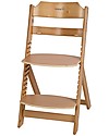 Safety 1st Timba, Seggiolone Evolutivo - Legno Naturale - Da 6 mesi a 10 anni! Seggioloni Pappa
