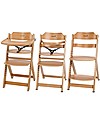Safety 1st Timba, Seggiolone Evolutivo - Legno Naturale - Da 6 mesi a 10 anni! Seggioloni Pappa