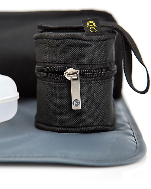 Safety 1st Zaino Cambio con Fasciatoio Ripiegabile e Accessori - Nero Zaini Fasciatoio