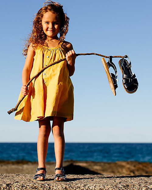 Salt-Water Sandals Sandali Original - Navy - Pelle Impermeabile Sandali