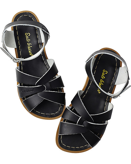 Salt-Water Sandals Sandali Original - Nero - Pelle Impermeabile Sandali