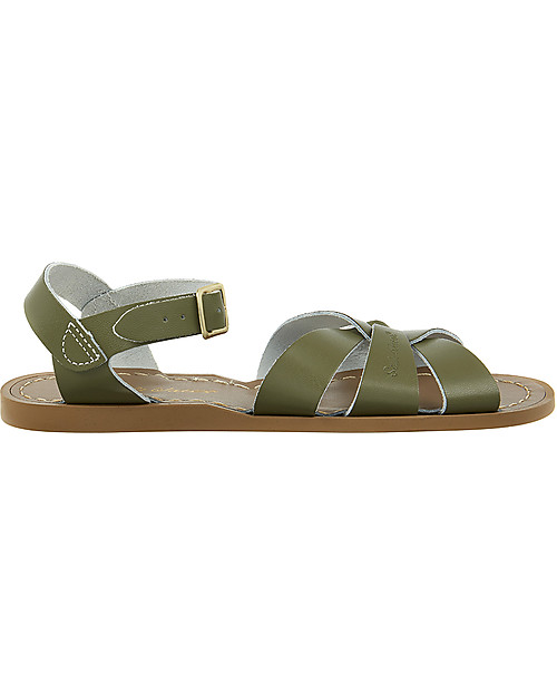 Salt-Water Sandals Sandali Original - Oliva - Pelle Impermeabile Sandali