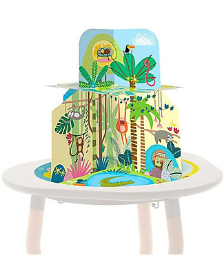 Sassi Junior Assembla e Gioca Case degli Animali - Dai 3 Anni - Puzzle 3D + Libro 10 Pagine Libri