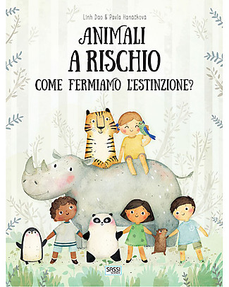 Sassi Junior Atlanti: Animali a Rischio. Come Fermiamo l'Estinzione? - da 6 Anni in Su Giochi da Viaggio