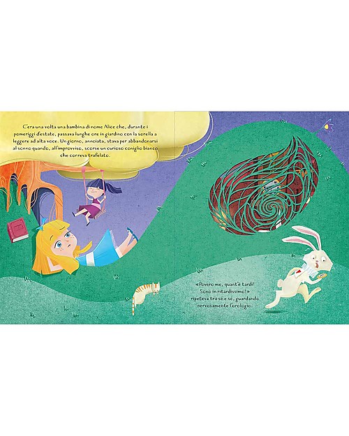 Sassi Junior Fiabe Intagliate: Alice nel Paese delle Meraviglie, 32 Pagine - Età: 5+ Libri