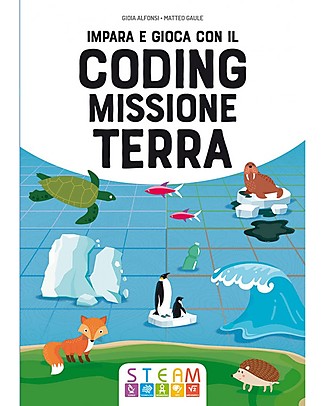 Sassi Junior Impara e Gioca con il Coding: Missione Terra - Allena la Mente dai 6 anni Giochi STEM