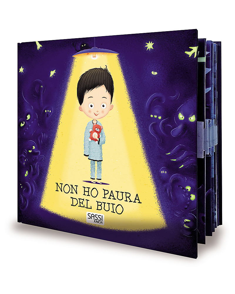 Sassi Junior Libri Interattivi: Non Ho Paura del Buio, 12 Pagine - da 3 Anni  in su unisex (bambini)