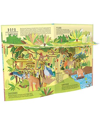 Sassi Junior Libri Pop-Up Sopra e Sotto - Dai 6 anni - Dinosauri e Animali Preistorici Libri